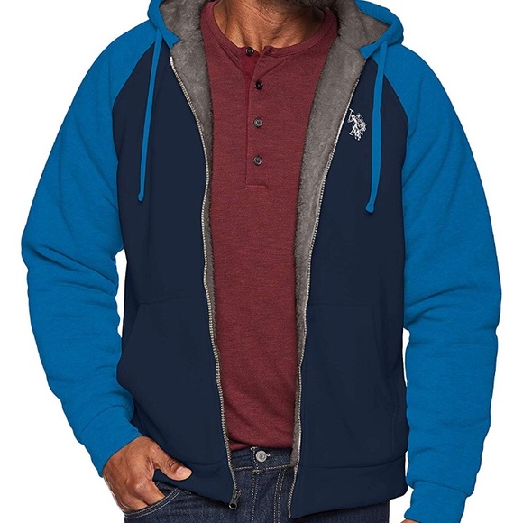 Us Polo Assn. winter hoodie men’s raglan - Picture 2 of 2